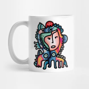 Rainbow Boy Graffiti Art Mug